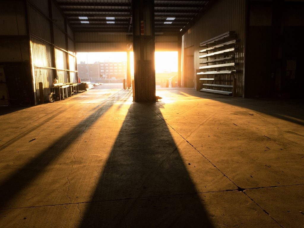 warehouse, bay, storehouse, nature, industry, shipping, industrial, distribution, commercial, freight, entrance, loading, dock, storage, building, cargo, sunbeam, sunrise, glowing, garage, brown sunrise, brown garage, brown industry, warehouse, warehouse, storehouse, garage, garage, garage, garage, garage